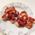 ラクラクダ's cooksnap of when they made ＊はなまるカレーベーコンパン.