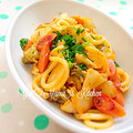 YUH♡ママ's cooksnap of when they made マヨキムチの焼うどん.