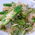 ジョンリークッカー's cooksnap of when they made じゃこのサワー漬けで夏の和えもの.