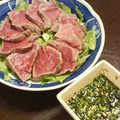 ぴょんきちぴょんこ's cooksnap of when they made 【簡単】和風ローストビーフ　.