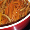 ゆとりり's cooksnap of when they made にんじんとソーセージのカレーきんぴら♪.