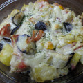 kayoyama23's cooksnap of when they made トマトとポテトのチーズ焼き.