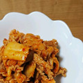 cjnao's cooksnap of when they made 材料３つ！簡単おいしい旨すぎる！豚キムチ.