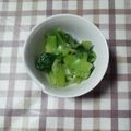 アタックひめちゃん's cooksnap of when they made ちんげん菜のおひたし.