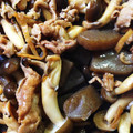 ctp＊'s cooksnap of when they made ＊豚肉とこんにゃくとしめじの炒め煮＊.