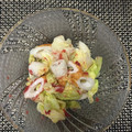 クックOWHS38☆'s cooksnap of when they made 簡単☆キャベツとちくわの梅和え.