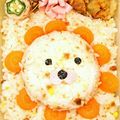 ako❀'s cooksnap of when they made ポンデライオン　キャラ弁.