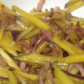 凪なぎ's cooksnap of when they made 簡単☆さつまいもとベーコン炒め.
