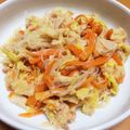 モリリエ's cooksnap of when they made 白菜と人参のツナマヨサラダ☆大量消費.