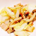 ボニタロー's cooksnap of when they made 白菜ベーコンのポン酢炒め。.
