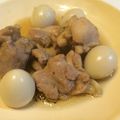 ikesatto's cooksnap of when they made 鶏もも肉とうずら卵の煮物.