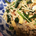 Hii＊'s cooksnap of when they made ほうれん草としめじの梅おかか炒め.