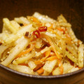 ふふふ７８'s cooksnap of when they made こっれが旨い。【切り烏賊と大根の皮ぴら】.
