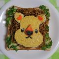 ようこkitchen's cooksnap of when they made HBでライオンのカレー焼そばサンドイッチ.