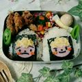 こわに's cooksnap of when they made 簡単！乗せるだけ！節分キャラ弁当.
