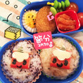 candy☆26's cooksnap of when they made 幼稚園 キャラ弁♡節分 鬼くん.