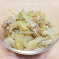 安蘭樹's cooksnap of when they made 常備菜に！キャベツと油揚げのお浸し.