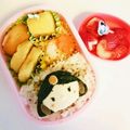 まり2009's cooksnap of when they made キャラ弁☆アラジン☆ジャスミン　ツムツム.
