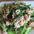 まこ1107's cooksnap of when they made 蕪の葉とツナ缶のさっと炒め.