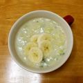 ＊Santa＊'s cooksnap of when they made 離乳食：豆乳バナナのオートミール.