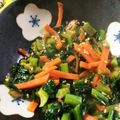 ぱりえってぃ's cooksnap of when they made ビタミンACE♡小松菜と人参のきんぴら.
