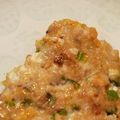 上白山's cooksnap of when they made 離乳食後期　イワシと豆腐のハンバーグ.