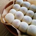 panrakumin13's cooksnap of when they made HBでほわほわヨーグルトの白いちぎりパン.