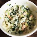 oek's cooksnap of when they made 白菜と鮭のクリーミーうどん離乳食.