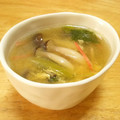 ムーのしっぽ's cooksnap of when they made 簡単♪♤青梗菜とカニカマの中華スープ♤.