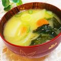 旦那は皿洗い's cooksnap of when they made 我が家のお味噌汁.
