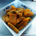 norikoyoga's cooksnap of when they made かぼちゃとさつまあげの煮物.