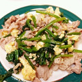もかぶる's cooksnap of when they made 豚肉とほうれん草と卵の中華風炒め♩.