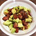 ❀ひよこのこ❀'s cooksnap of when they made 日本酒に合う☆マグロとアボカドのサラダ.
