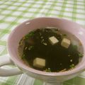 赤い電話's cooksnap of when they made 子供からのリクエストわかめスープ｡*✧.