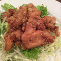 クッキングはまちゃん's cooksnap of when they made 香ばし旨い！！唐揚げの甘味噌ピーナツ和え.