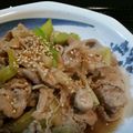 黒ごまacn's cooksnap of when they made ネギと豚バラの簡単炒め物.