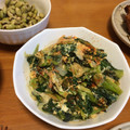 a0imama♡'s cooksnap of when they made 油揚げとチンゲンサイの卵とじ.