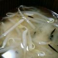 かぴーな's cooksnap of when they made 鉄分補給！ひじきともやしのお味噌汁.
