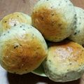なのマム's cooksnap of when they made HB☆ふわふわ黒ゴマパン.