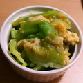 yukiet84's cooksnap of when they made 春キャベツとしめじの玉子とじ.