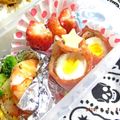 ゆけり３兄弟's cooksnap of when they made お弁当に♪うずら卵のベーコン巻き.
