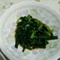 Jyohana's cooksnap of when they made ニラのおひたし.