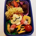 あくび王子まま's cooksnap of when they made キャラ弁☆節分★鬼ジバニャン！全身立体弁.
