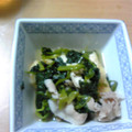 iiyokan's cooksnap of when they made 和惣菜　青菜の酒いり.