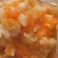 ハートキラリン's cooksnap of when they made 【離乳食レシピ】にんじん×キャベツ粥.