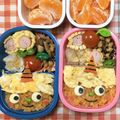 fusomama's cooksnap of when they made 節分＊赤鬼オムライスのキャラ弁.