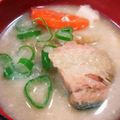 パン子♪'s cooksnap of when they made 体ポカポカ鮭の粕汁.