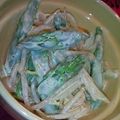 音々かーちゃん's cooksnap of when they made グリーンアスパラ＆もやし❂わさマヨ和え◆.
