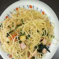 あかめレンジャー's cooksnap of when they made 和風！ほうれん草とベーコンのパスタ.