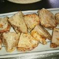 Mirey's cooksnap of when they made レンコンのはさみ揚げ.